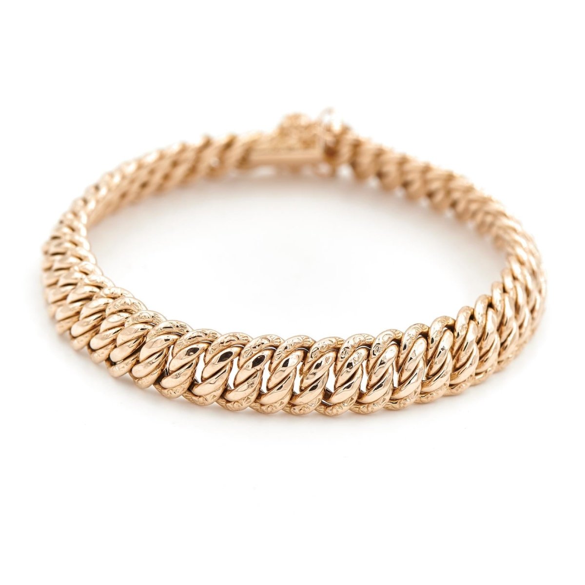 Bracelet Maille américaine en or jaune - Castafiore