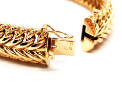 Bracelet Maille américaine en or jaune - Castafiore