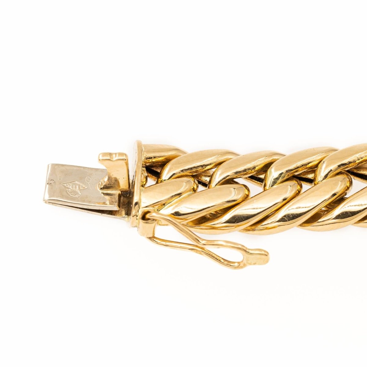 Bracelet Maille américaine en or jaune - Castafiore