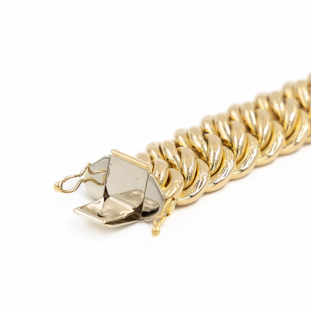 Bracelet Maille américaine en or jaune - Castafiore