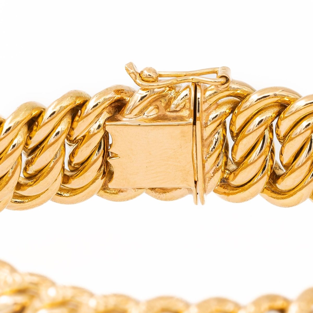 Bracelet Maille américaine en or jaune - Castafiore