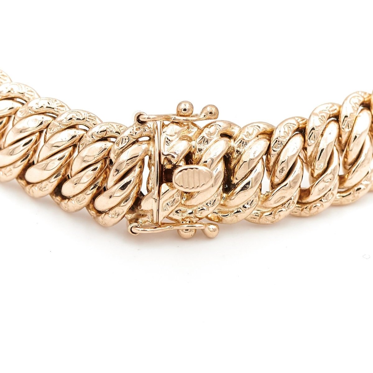 Bracelet Maille américaine en or jaune - Castafiore