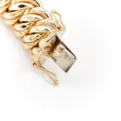 Bracelet Maille américaine en or jaune - Castafiore