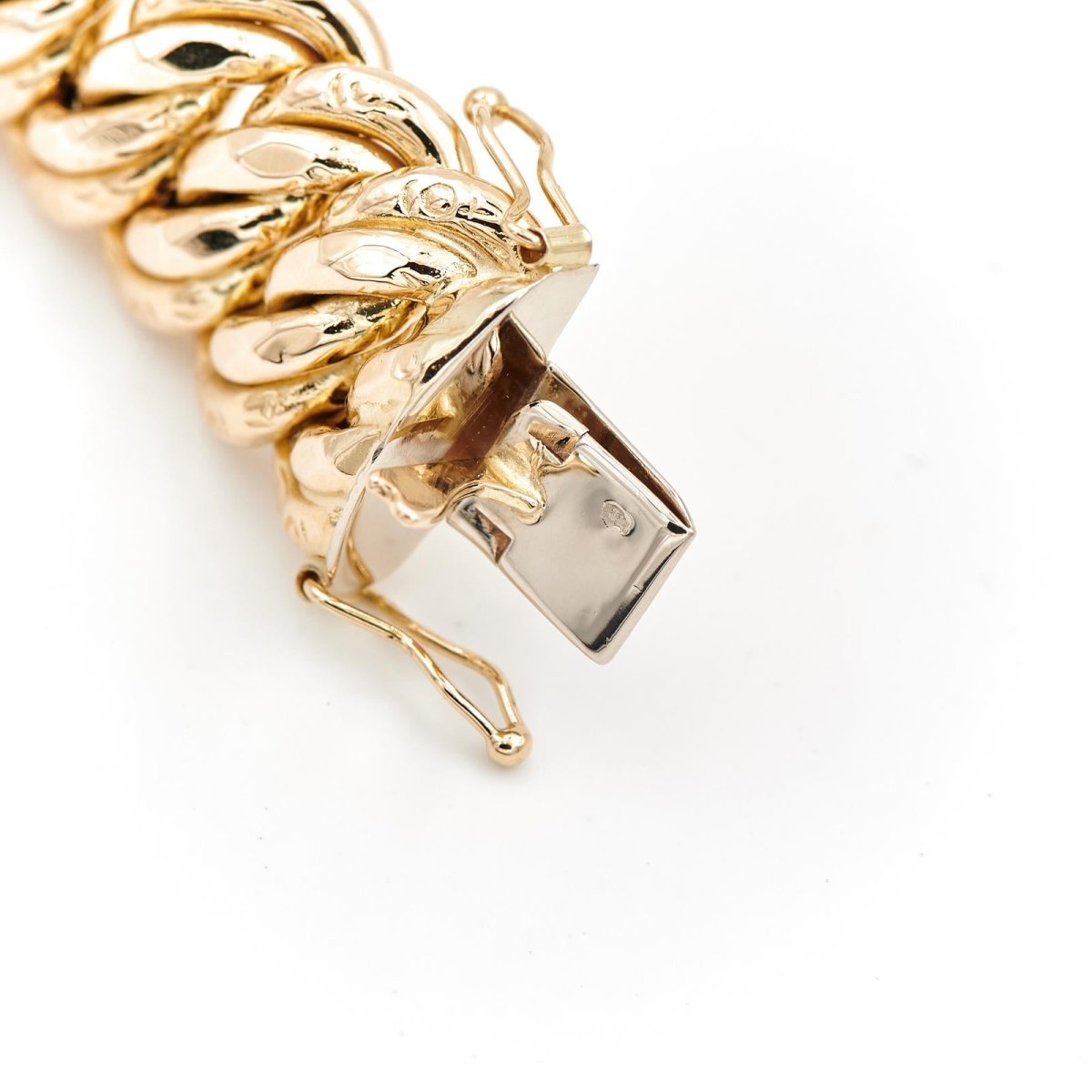 Bracelet Maille américaine en or jaune - Castafiore