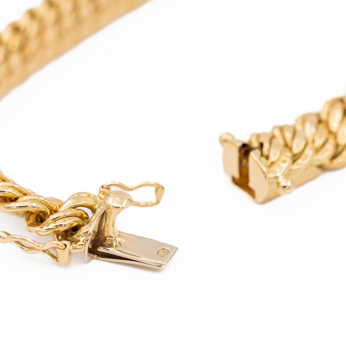 Bracelet Maille américaine en or jaune - Castafiore