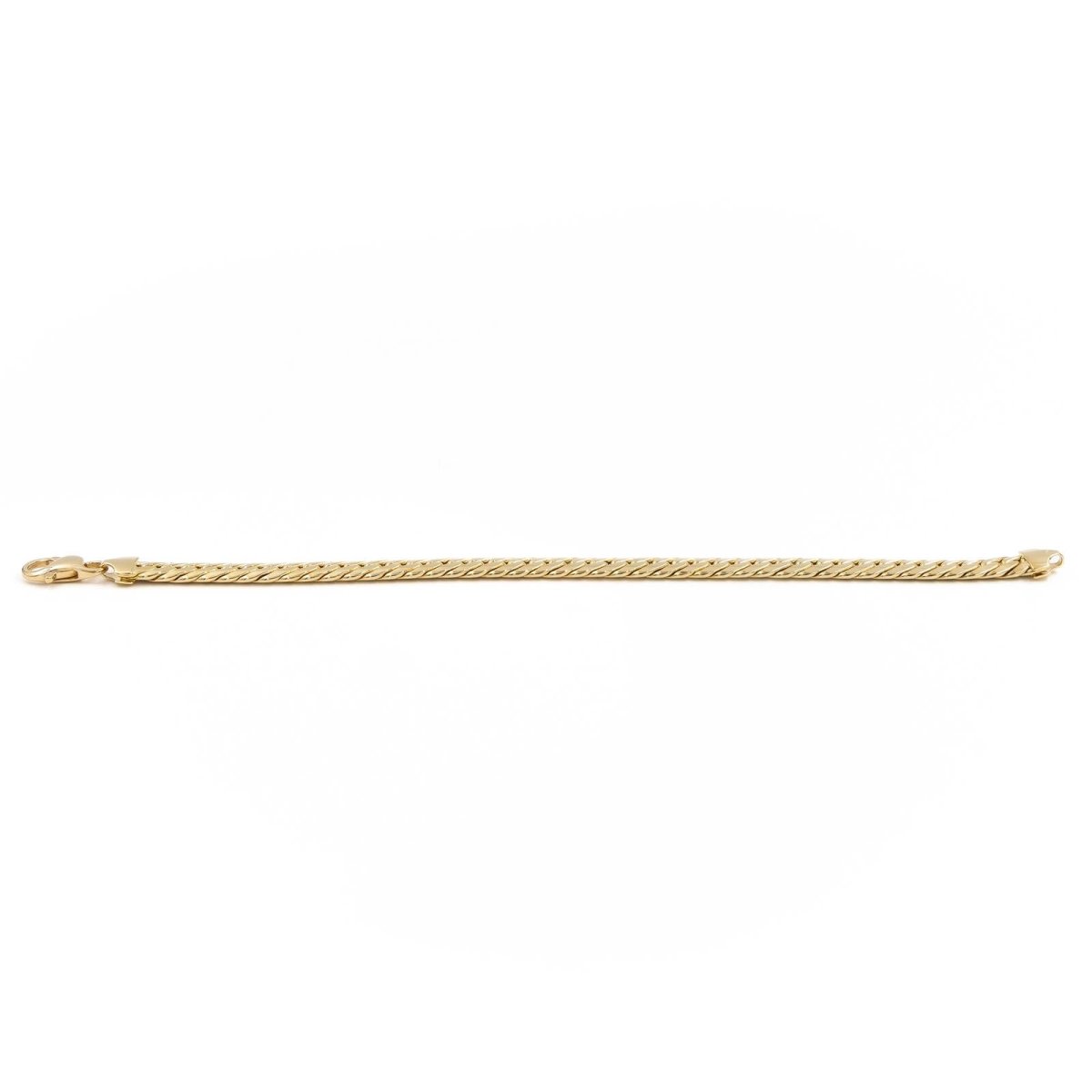 Bracelet Maille anglaise en or jaune - Castafiore