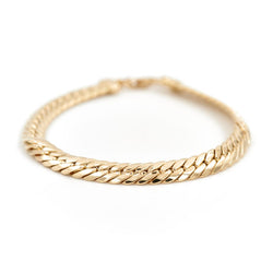 Bracelet Maille anglaise Or jaune - Castafiore
