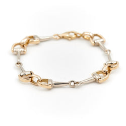 Bracelet Maille en 2 ors - Castafiore