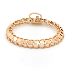 Bracelet Maille fantaisie en or jaune - Castafiore