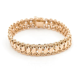 Bracelet Maille fantaisie en or jaune - Castafiore