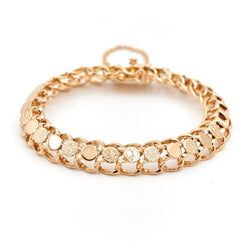 Bracelet Maille fantaisie en or jaune - Castafiore