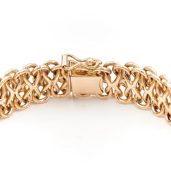 Bracelet Maille fantaisie en or jaune - Castafiore