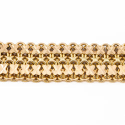 Bracelet Maille fantaisie en or jaune - Castafiore