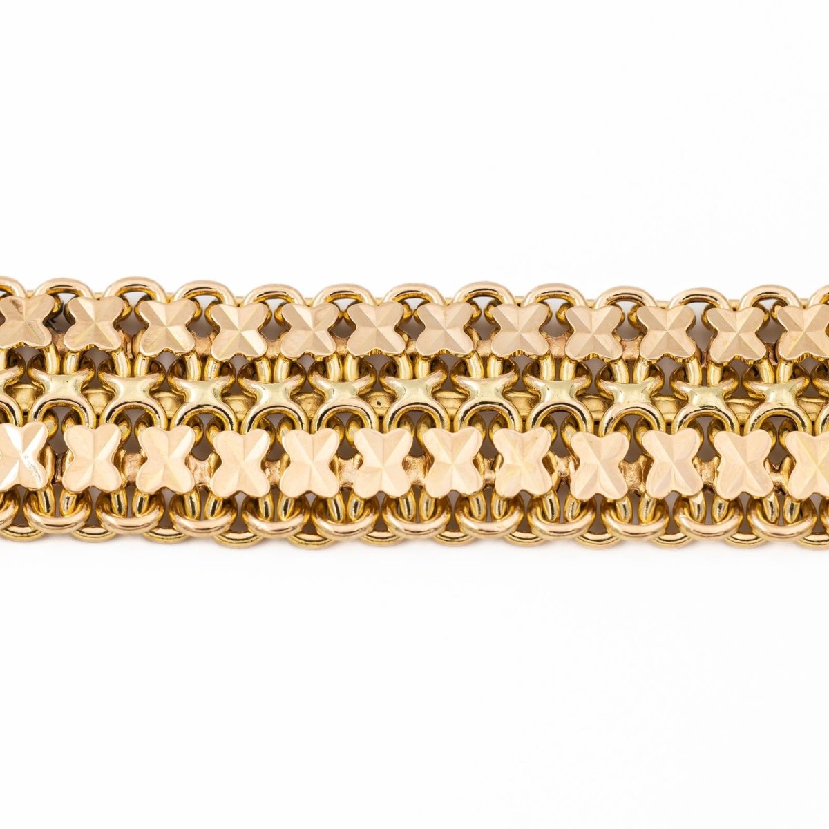 Bracelet Maille fantaisie en or jaune - Castafiore