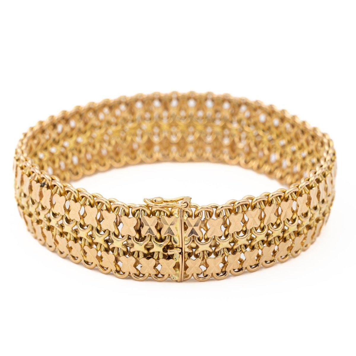 Bracelet Maille fantaisie en or jaune - Castafiore