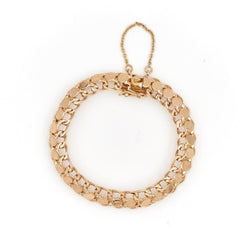 Bracelet Maille fantaisie en or jaune - Castafiore