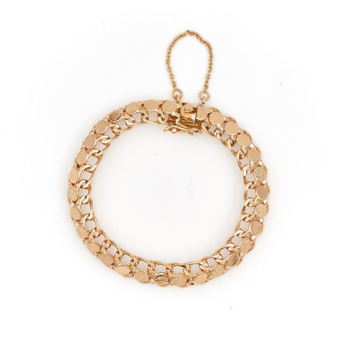 Bracelet Maille fantaisie en or jaune - Castafiore