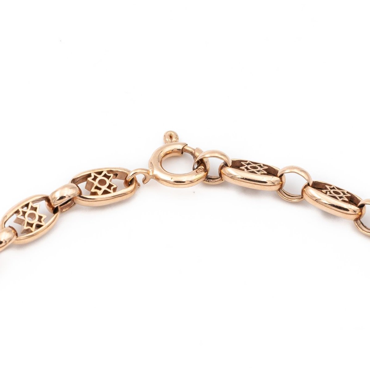 Bracelet Maille filigrane en or rose - Castafiore
