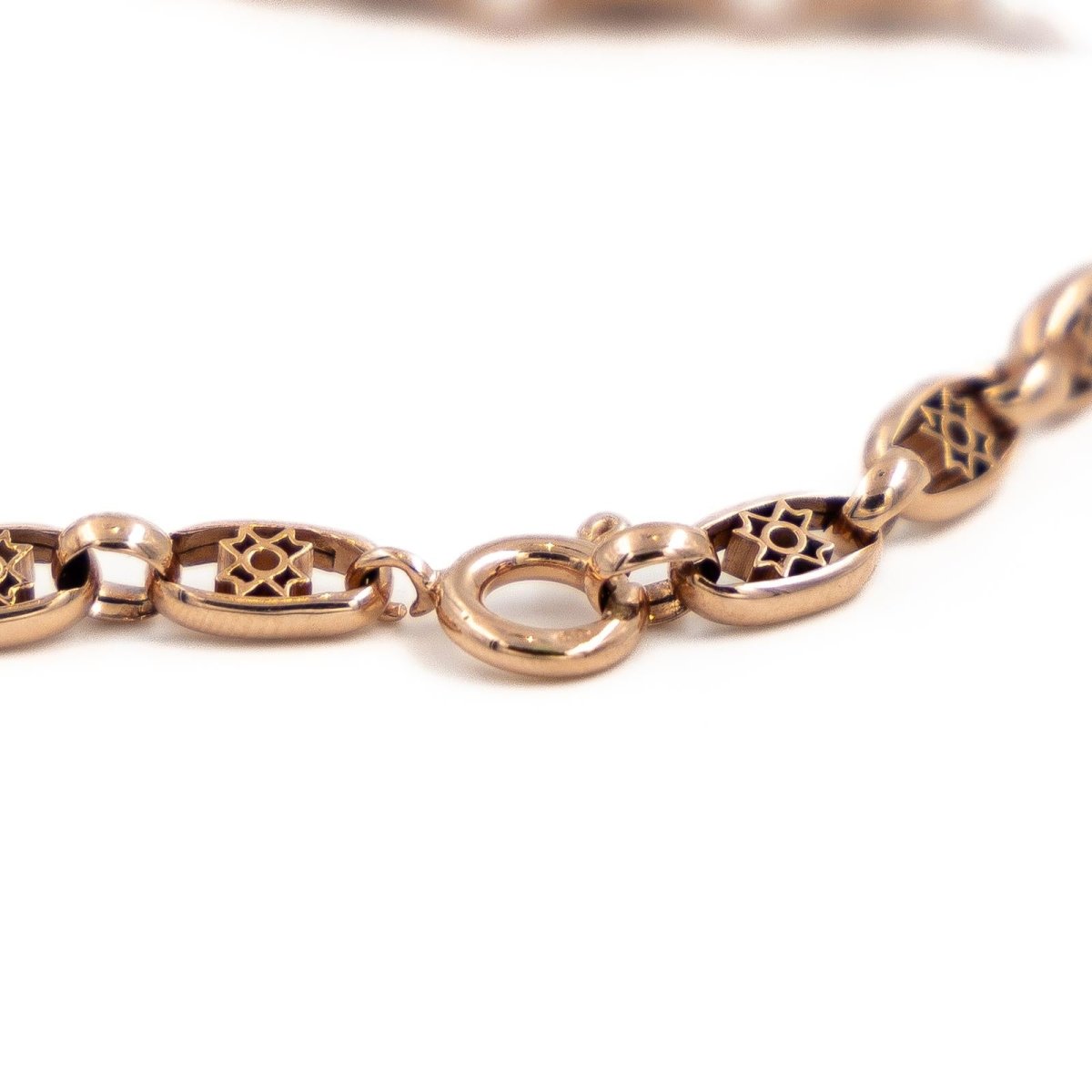 Bracelet Maille filigrane en or rose - Castafiore