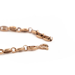 Bracelet Maille filigrane en or rose - Castafiore