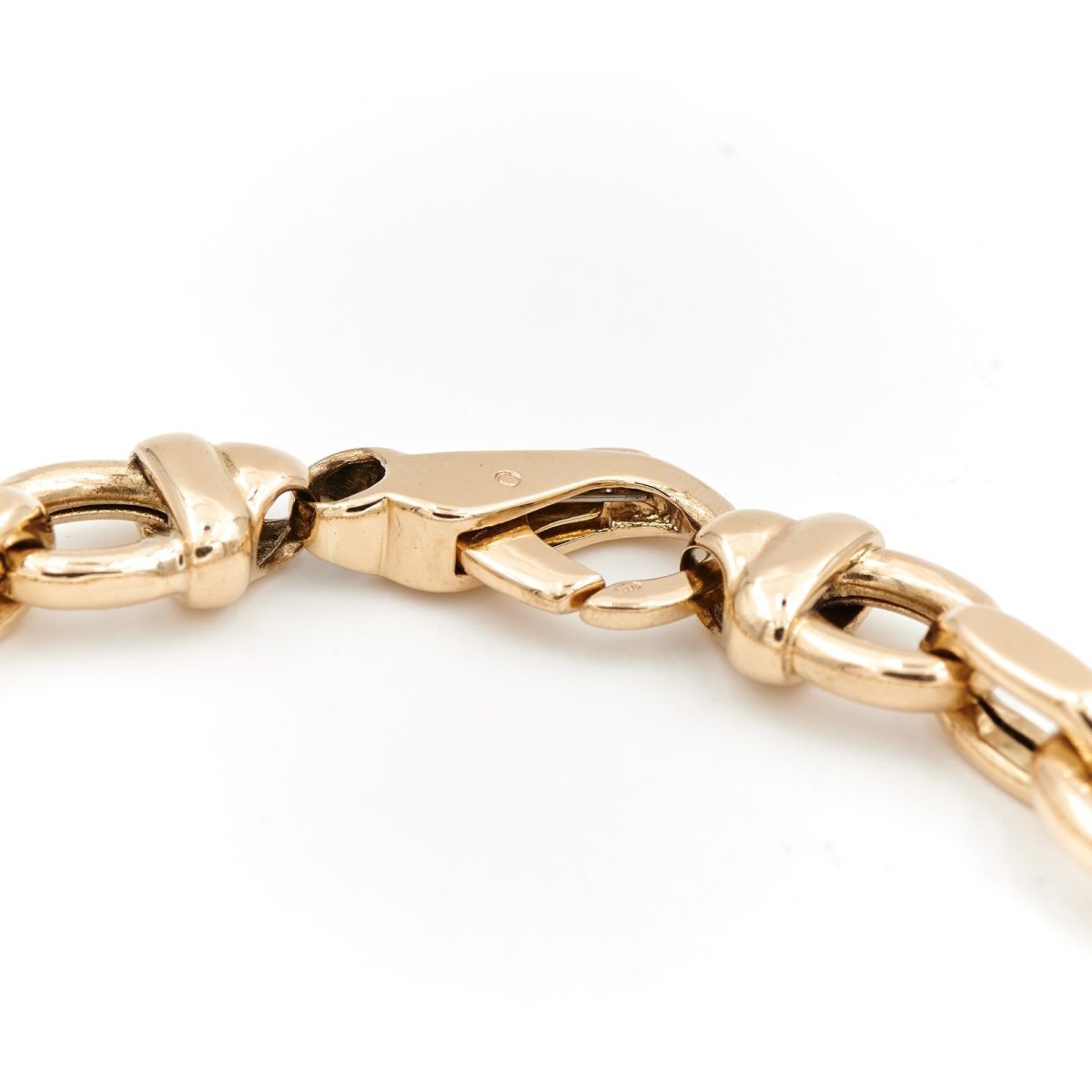 Bracelet Maille forçat en or jaune - Castafiore