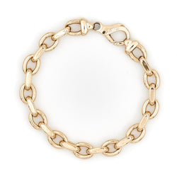 Bracelet Maille forçat en or jaune - Castafiore