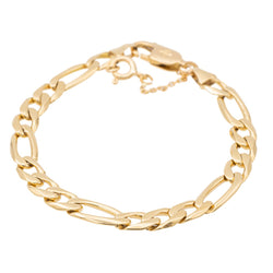 Bracelet Maille gourmette en or jaune - Castafiore