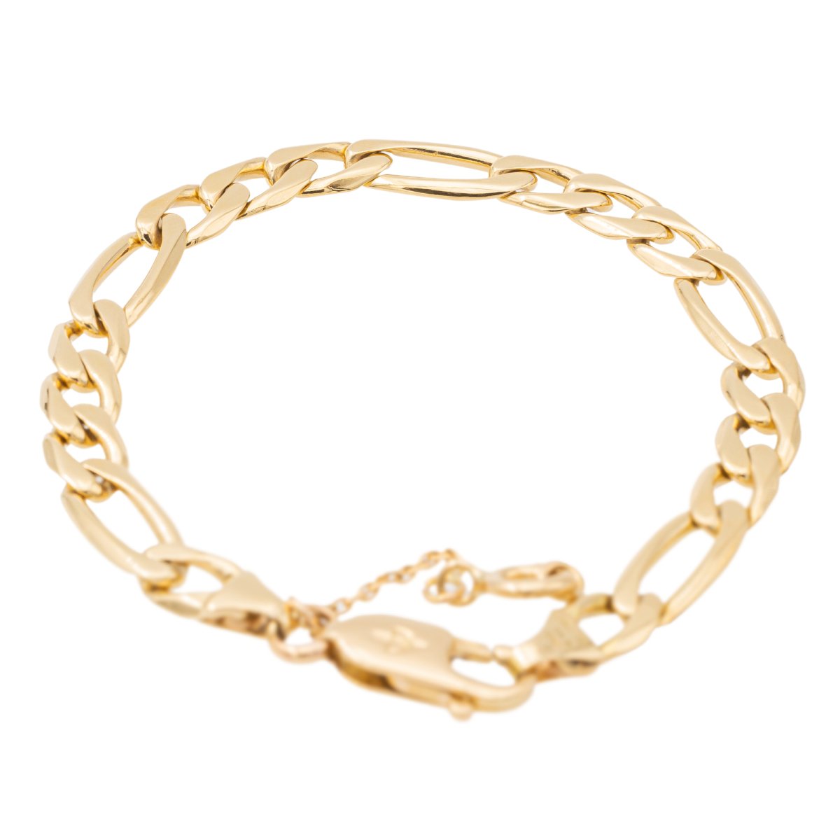 Bracelet Maille gourmette en or jaune - Castafiore