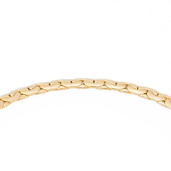 Bracelet Maille haricot en or jaune - Castafiore