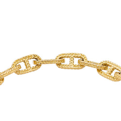 Bracelet Maille marine CAPLAIN SAINT ANDRÉ en or jaune et saphir - Castafiore