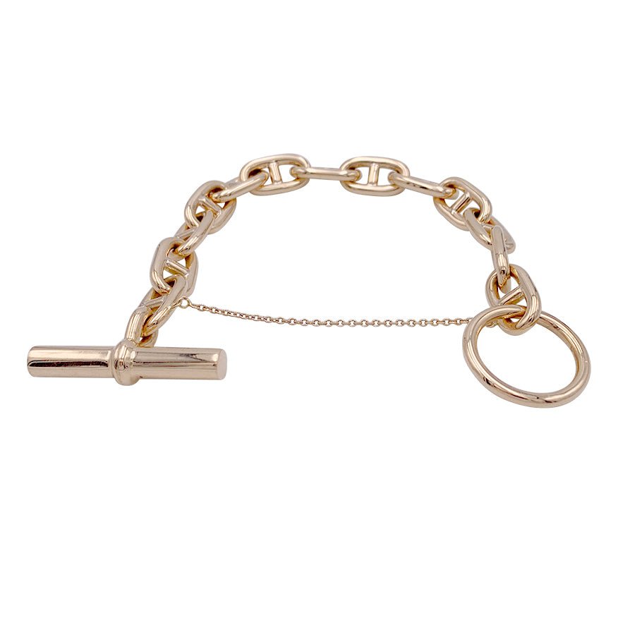 Bracelet maille marine, or rose. - Castafiore