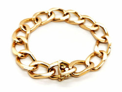 Bracelet Maille massive en or rose - Castafiore