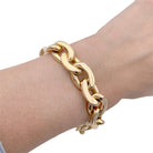 Bracelet Maille MAUBOUSSIN "Haricot" en or jaune - Castafiore