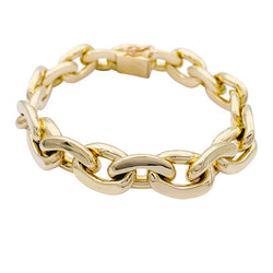 Bracelet Maille MAUBOUSSIN "Haricot" en or jaune - Castafiore