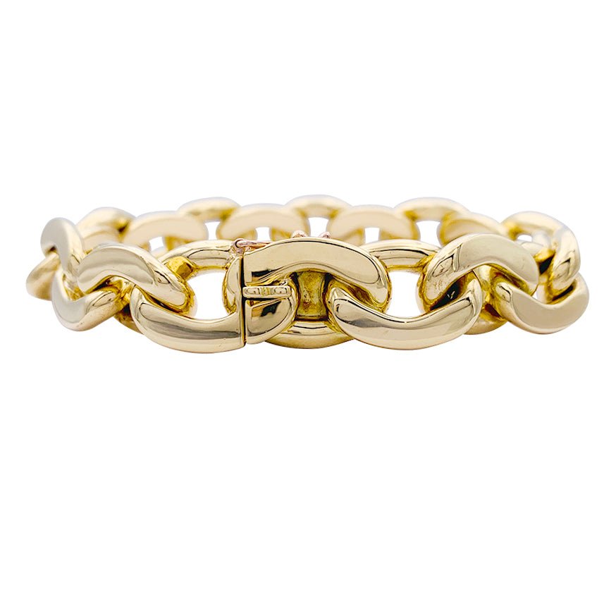 Bracelet Maille MAUBOUSSIN "Haricot" en or jaune - Castafiore