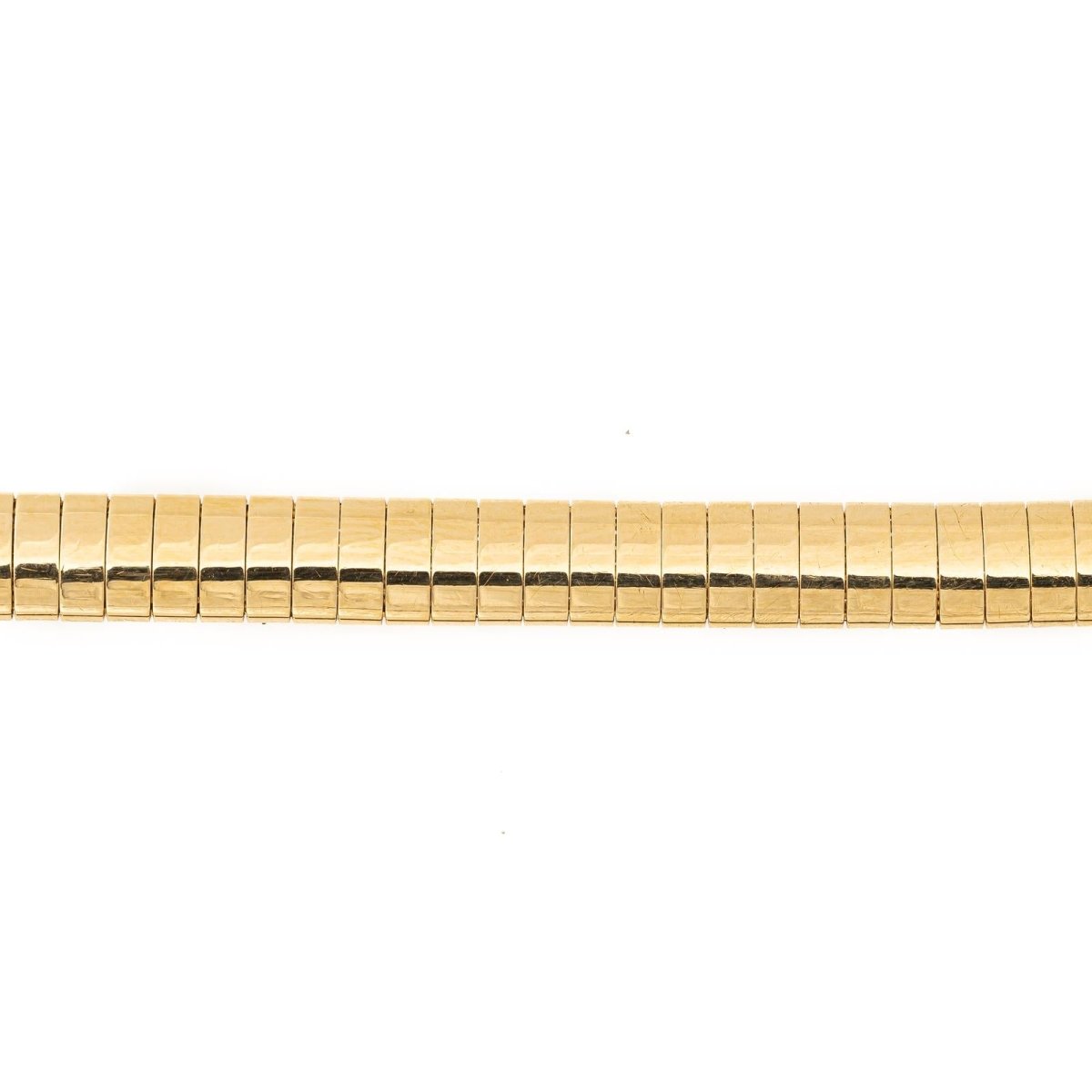 Bracelet Maille oméga en or jaune - Castafiore