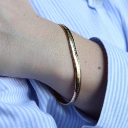 Bracelet Maille oméga en or jaune - Castafiore