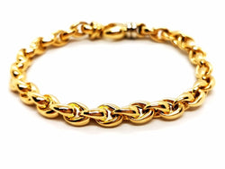 Bracelet Maille ovale en 2 ors - Castafiore