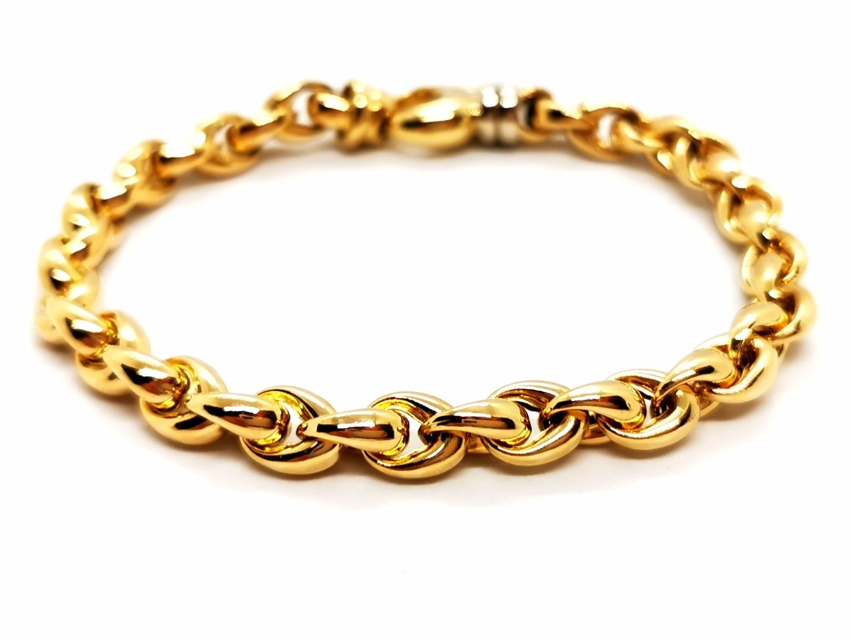 Bracelet Maille ovale en 2 ors - Castafiore