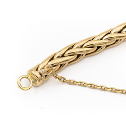 Bracelet Maille palmier en or jaune - Castafiore