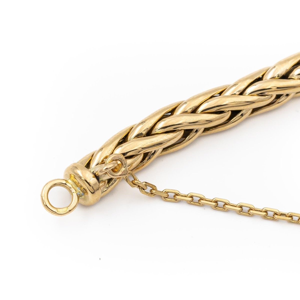 Bracelet Maille palmier en or jaune - Castafiore