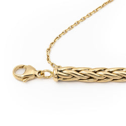 Bracelet Maille palmier en or jaune - Castafiore