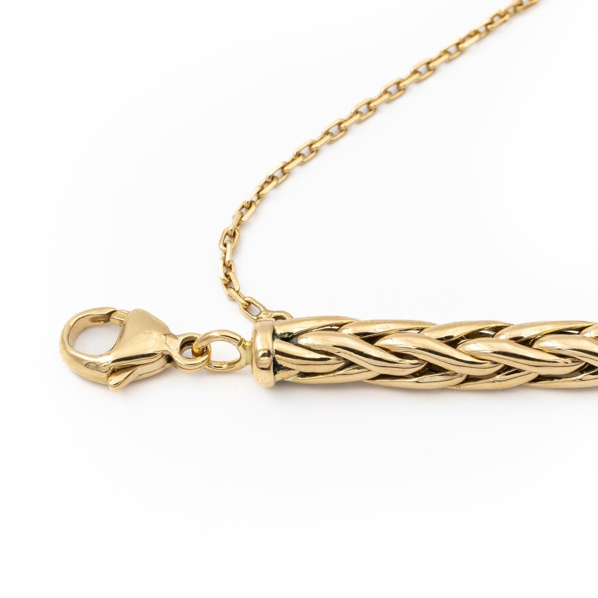 Bracelet Maille palmier en or jaune - Castafiore