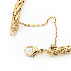 Bracelet Maille palmier en or jaune - Castafiore