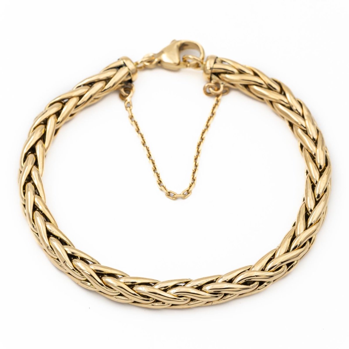 Bracelet Maille palmier en or jaune - Castafiore