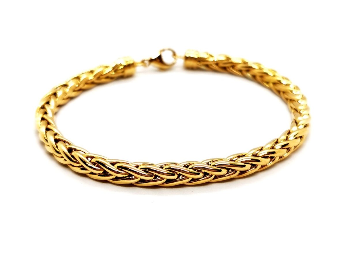 Bracelet Maille palmier Or jaune - Castafiore