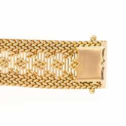 Bracelet Maille polonaise en or jaune - Castafiore