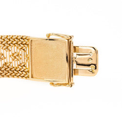 Bracelet Maille polonaise en or jaune - Castafiore