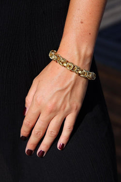 Bracelet Maille royale Or jaune - Castafiore