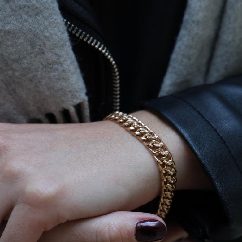 Bracelet Maille russe en or jaune - Castafiore